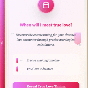 When will I meet the true love of my life?